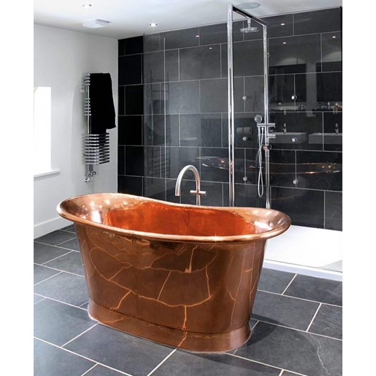Freestanding Copper Bath