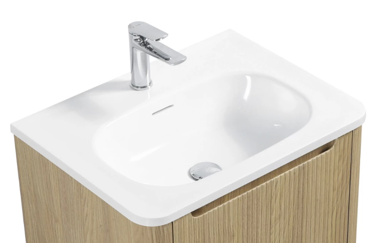 Azzaro OAK finish bathroom cabinet