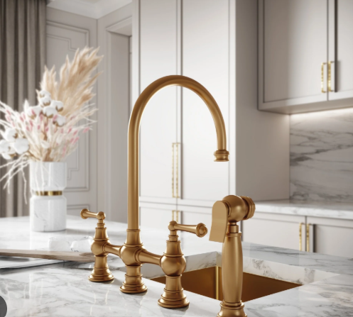 Vintage Antique Kitchen Faucet Antique Brass