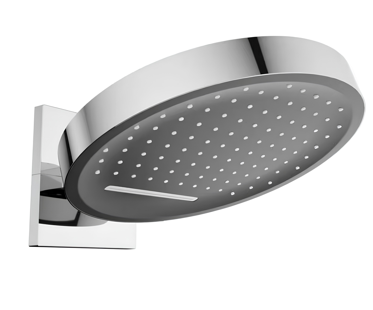 Rainwave 3-Way Shower System + Thermostatic Faucet – Chrome/Black